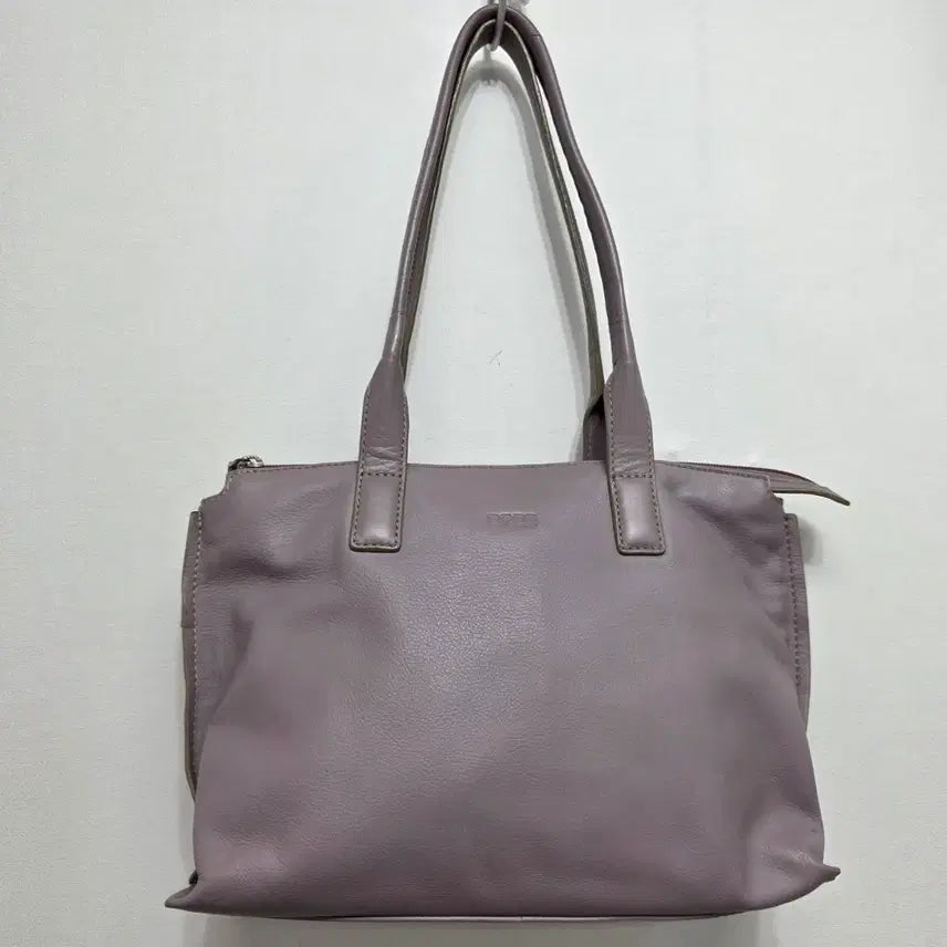 [BUNJANG] BREE Lavender Leather Tote Bag / BREE 브리 라벤더 레더 토트백