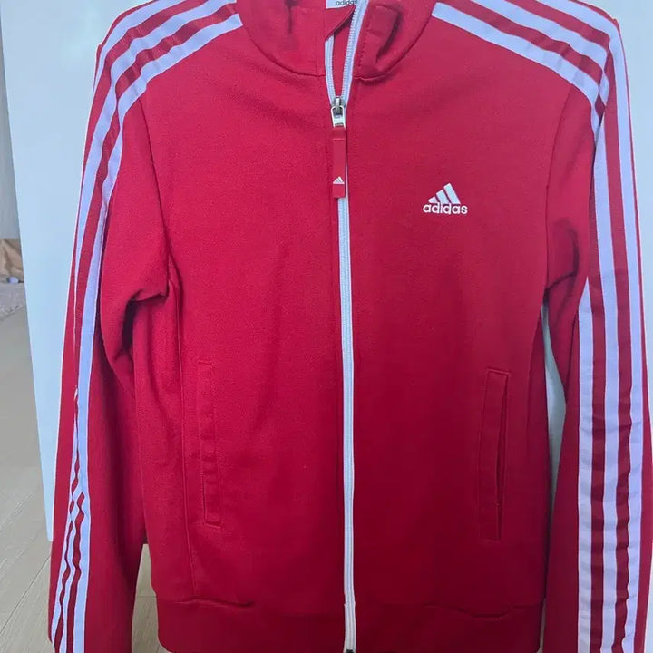 [BUNJANG] Adidas Three-Stripes Training Jacket Red / 아디다스 삼선 트레이닝 자켓 레드