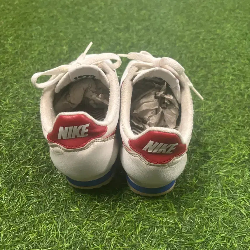 [BUNJANG] Nike Cortez White Orange Sneakers / 나이키 코르테즈 흰색 오렌지 스니커즈
