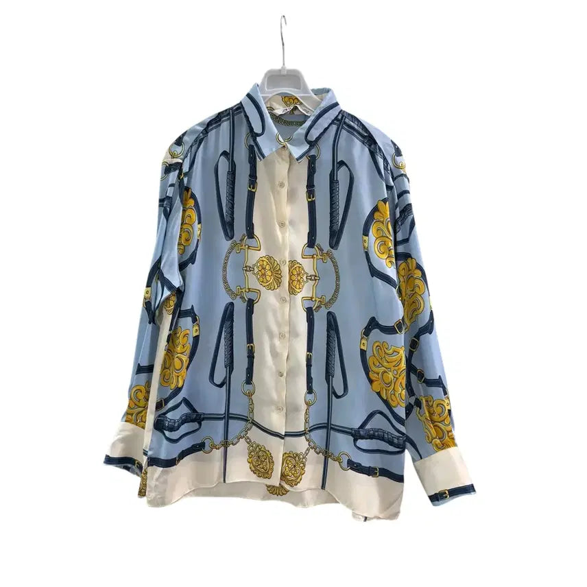 [BUNJANG] Zara Pattern Shirt / [M] 자라 패턴 셔츠