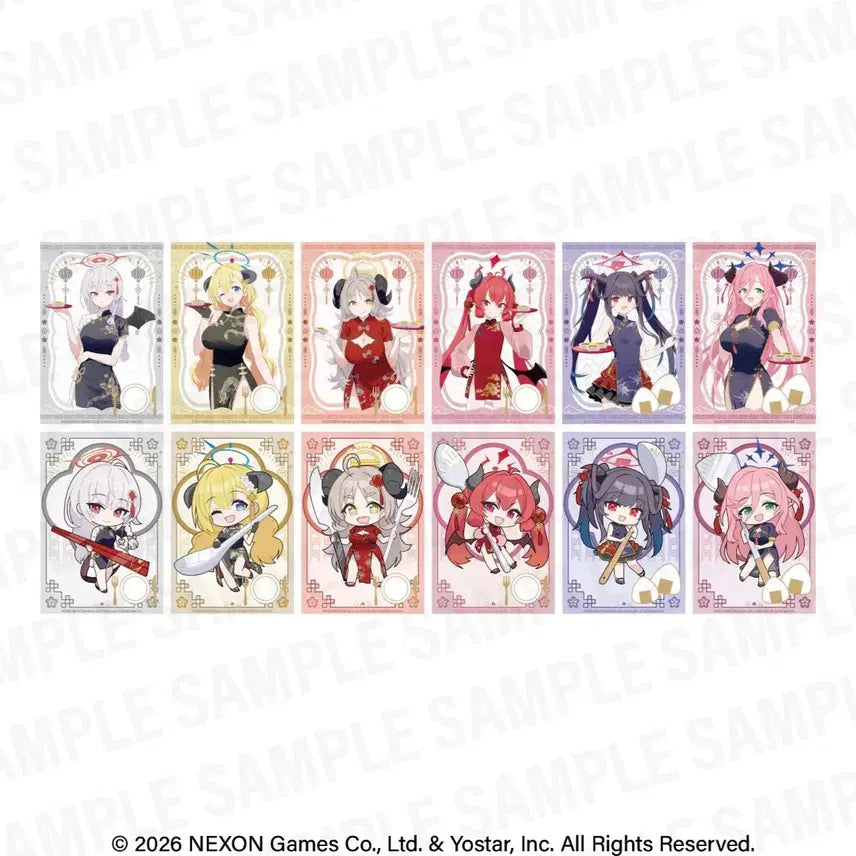 [BUNJANG] Blue Archive Chinatown Collaboration Random Postcard / [예약공구] 블루아카이브 공식 차이나타운 콜라보 랜덤 엽서
