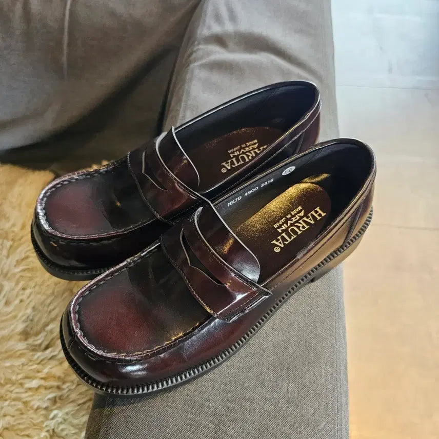 [BUNJANG] Jamaica Loafer Shoes / 245 하루타 스퀘어 토 페니 자메이카 로퍼 구두