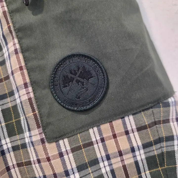 [BUNJANG] Westwood Check Pattern Cargo Shorts with Belt / 웨스트우드 체크 패턴 벨트 반바지 카고 반바지