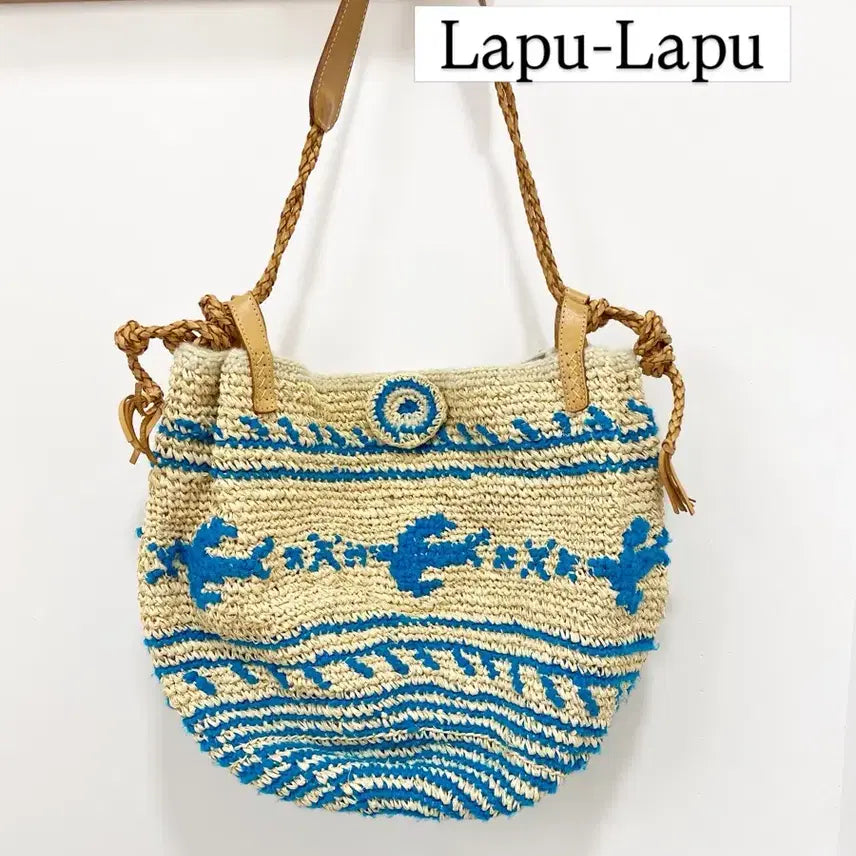 [BUNJANG] Takaneco Lapu-Lapu Raffia Shoulder Bag / lapu-lapu by Takaneco 라피아 숄더백
