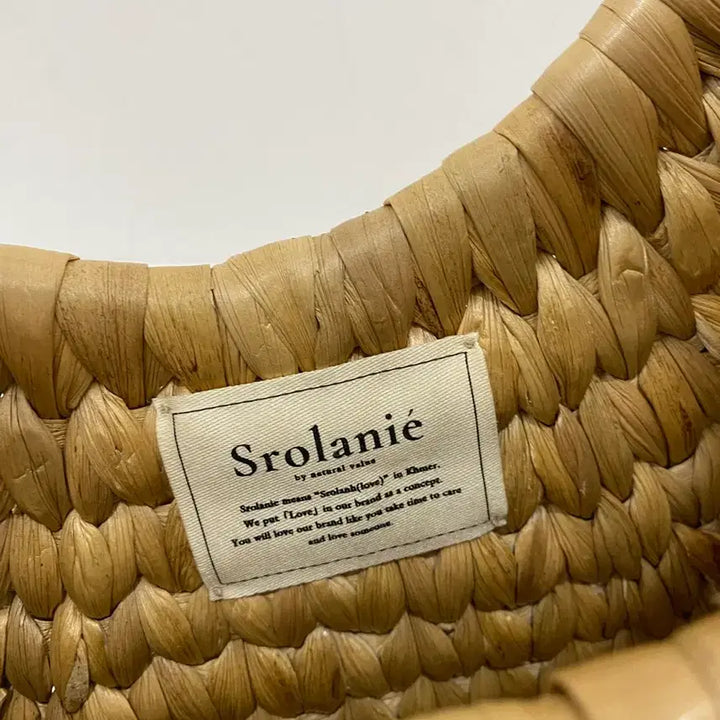 [BUNJANG] Srolanie Rattan Tote Bag / Srolanie 라탄 토트백