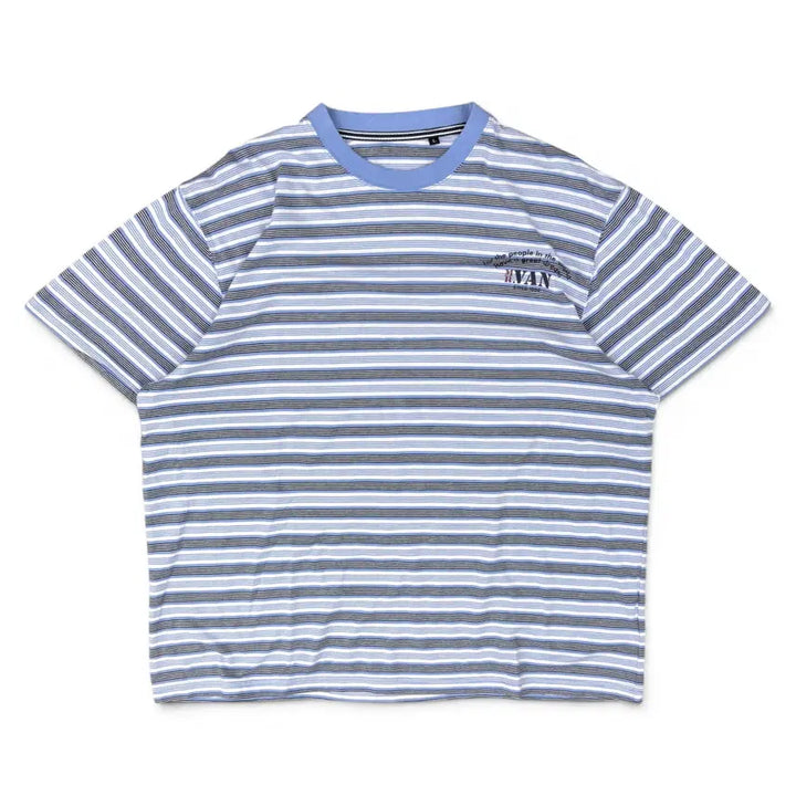 [BUNJANG] Van Jac Stripe T-Shirt L / Van Jac 스트라이프 티셔츠 L