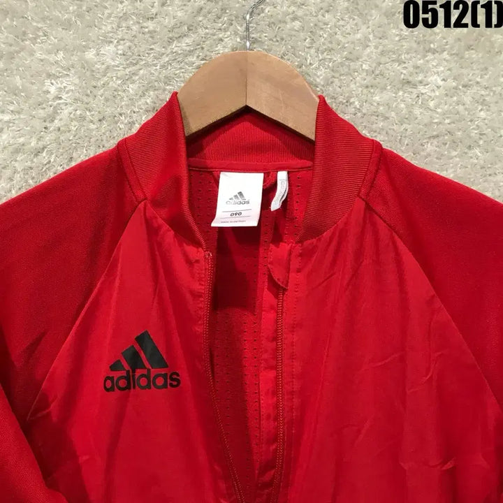 [BUNJANG] Adidas Red Track Jacket - Size S / 아디다스 레드 컬러 트랙 자켓 s