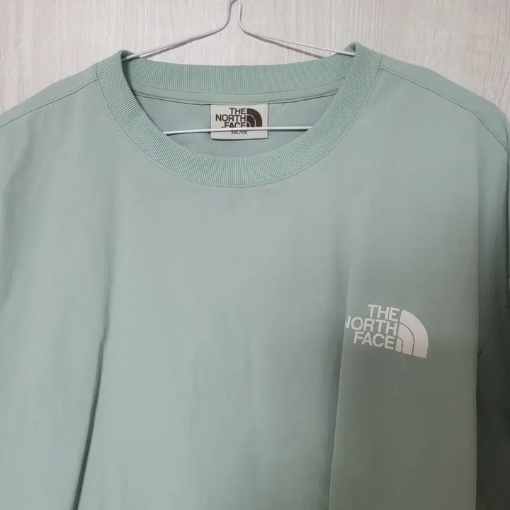 [BUNJANG] The North Face Mint Windproof T-Shirt / 노스페이스 반팔 방풍 티셔츠 민트색