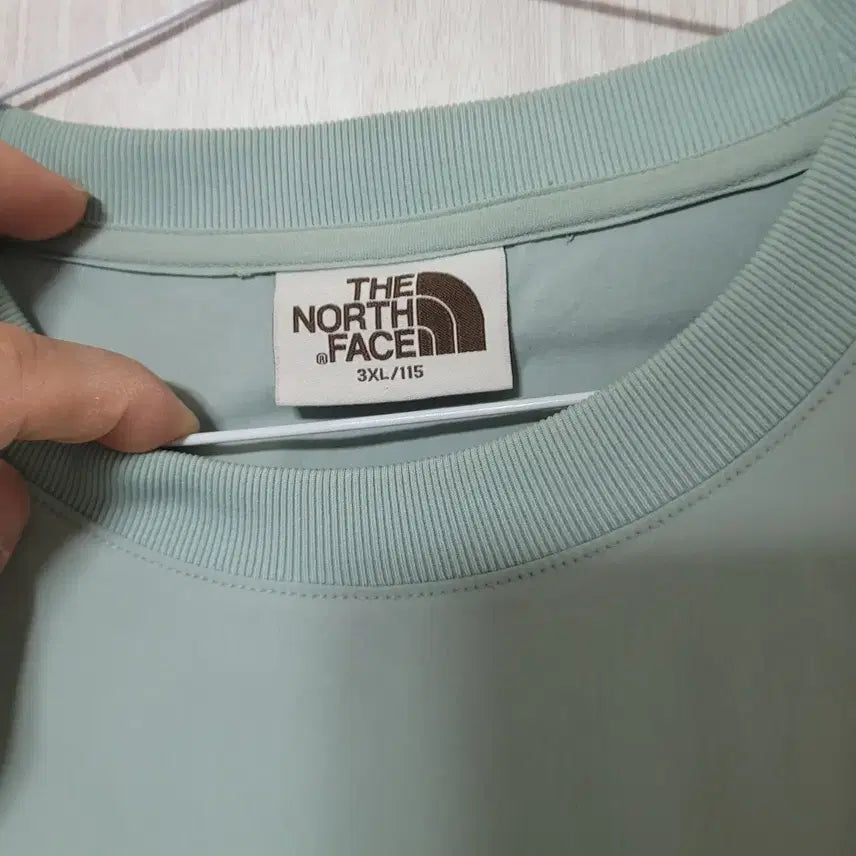 [BUNJANG] The North Face Mint Windproof T-Shirt / 노스페이스 반팔 방풍 티셔츠 민트색