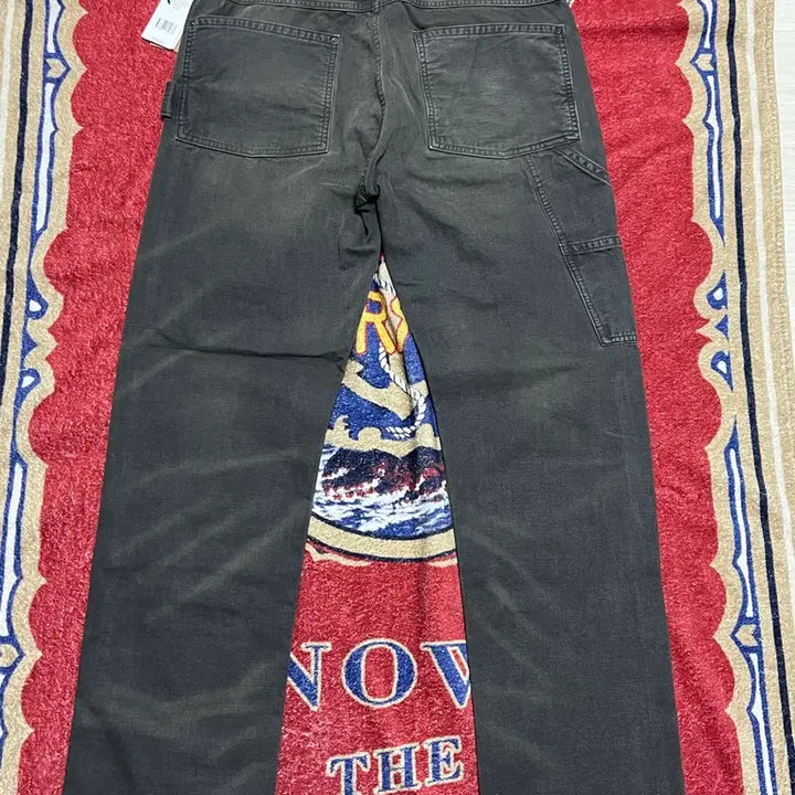[BUNJANG] RRL Engineer Fit Carpenter Canvas Pants Black / 더블알엘(RRL) 엔지니어핏 카펜터 캔버스 팬츠 블랙