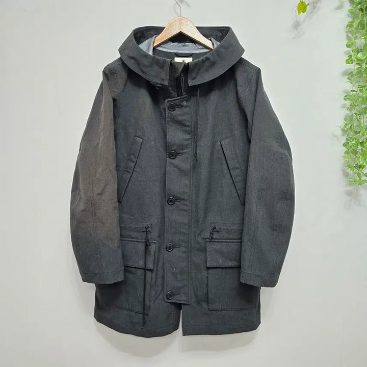 [BUNJANG] Snow Peak Takibi Hooded Jumper Charcoal / 스노우피크 타키비 후드 점퍼