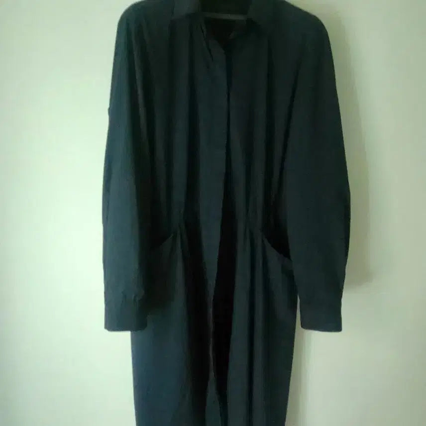 [BUNJANG] COS Navy Long Shirt / 코스 롱 셔츠