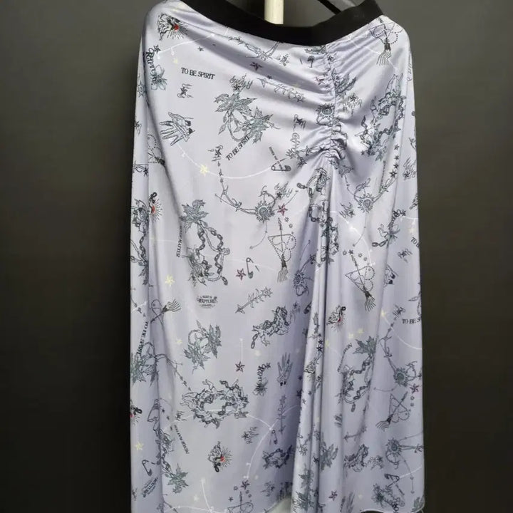 [BUNJANG] TIME Silk Shirring Long Skirt / 타임 TIME  실크빛 셔링 롱 스커트 64 44