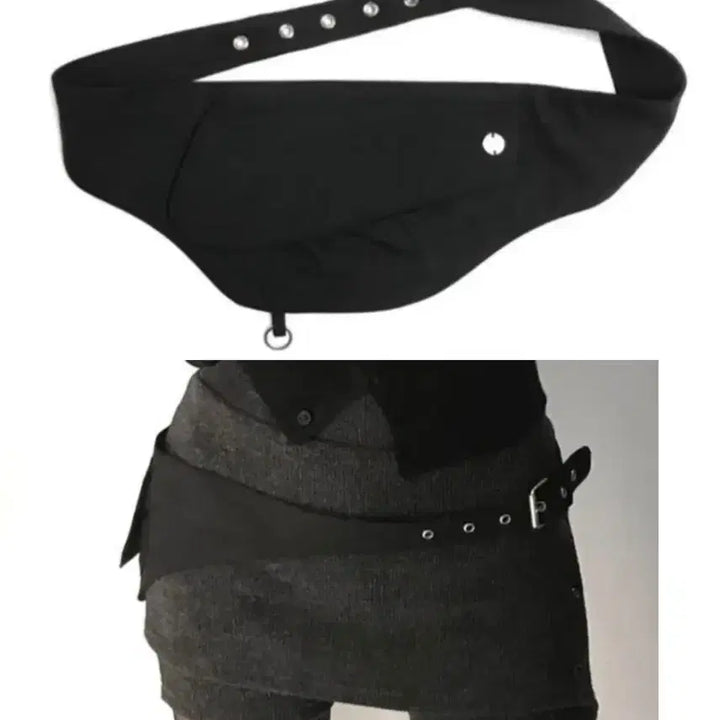 [BUNJANG] Pocket Belt Bag Black / 포켓 벨트백 블랙