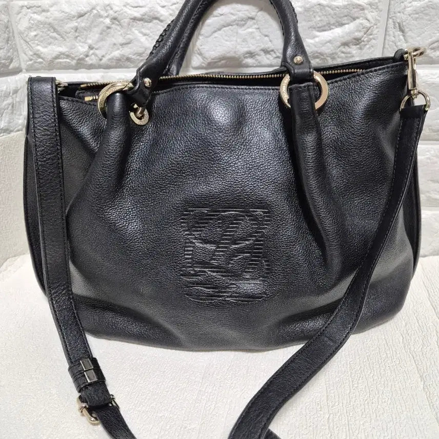 [BUNJANG] Louis Quatorze Leather Shoulder Bag / 루이까또즈