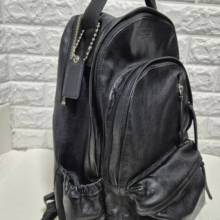 [BUNJANG] Coach Leather Backpack / 코치