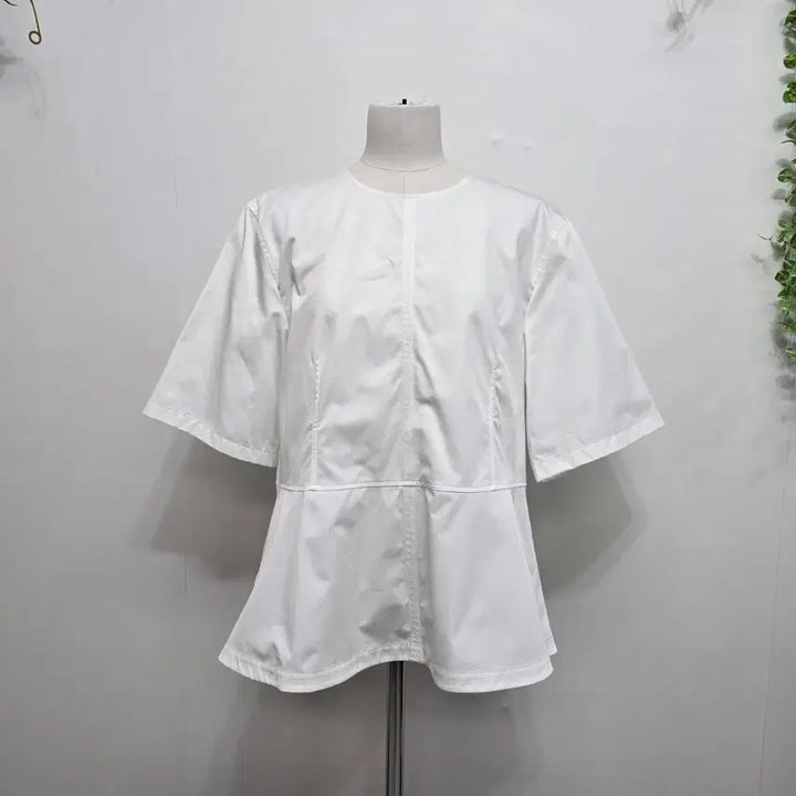 [BUNJANG] COS White Short Sleeve Blouse / 코스 COS  반팔  블라우스