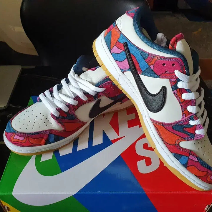 [BUNJANG] Nike x Parra SB Dunk Low Pro Abstract Art Sneakers / 나이키xParra SB 덩크 로우 프로 앱스트랙트 아트 280mm 팝니다