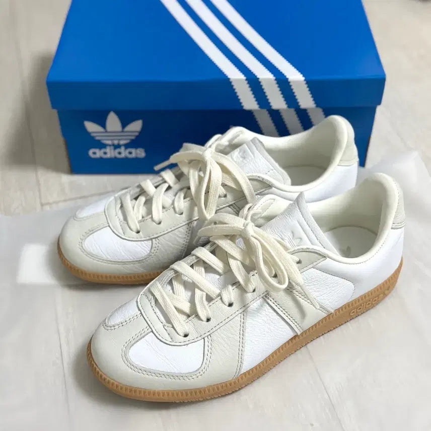 [BUNJANG] Adidas German Army White-Grey Sneakers 235 / [정품/무배] 아디다스 아미 독일군 화이트그레이 235