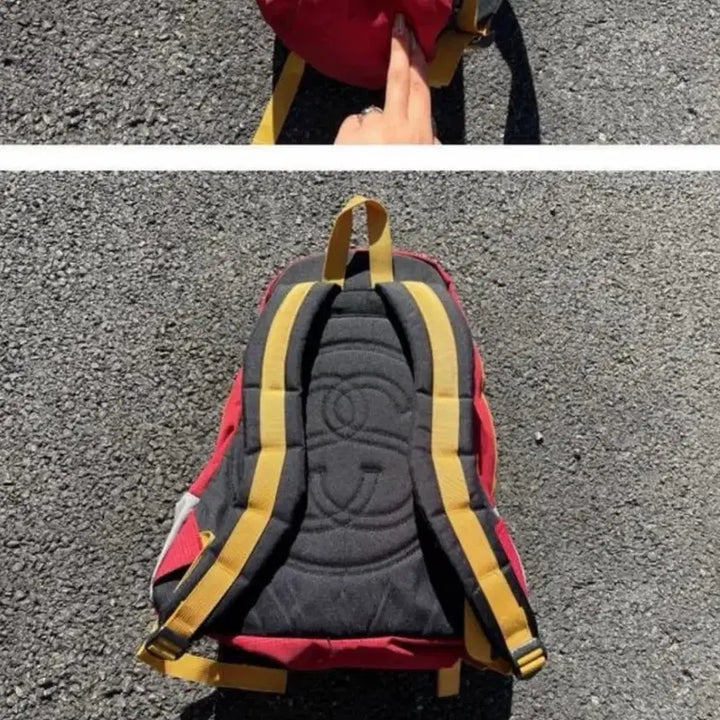 [BUNJANG] Stussy 90s Utility Red Backpack / 90s 올드 스투시 stussy 유틸리티 레드 백팩