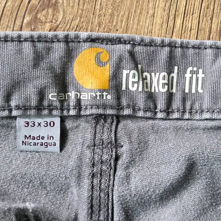 [BUNJANG] Carhartt Relaxed Fit Work Pants Charcoal 33x30 / 칼하트 워크팬츠 33x30