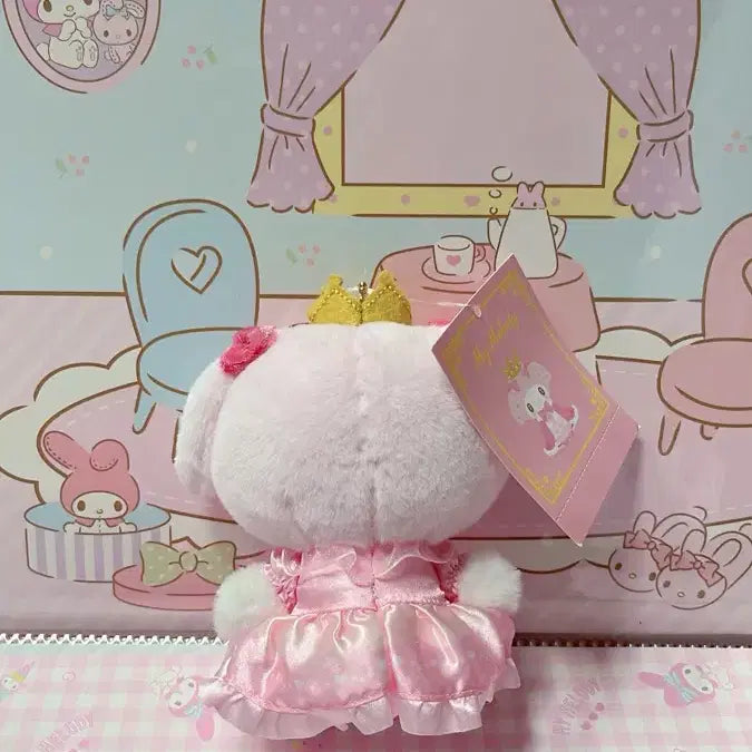 [BUNJANG] Sanrio My Melody Crown Mascot Doll / 왕관 마이멜로디 my no.1 favorite 마스코트 인형