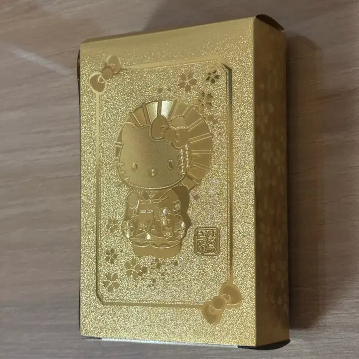 [BUNJANG] Hello Kitty Trump Card Set / 키티 황금 트럼프 카드 원카드 카드놀이