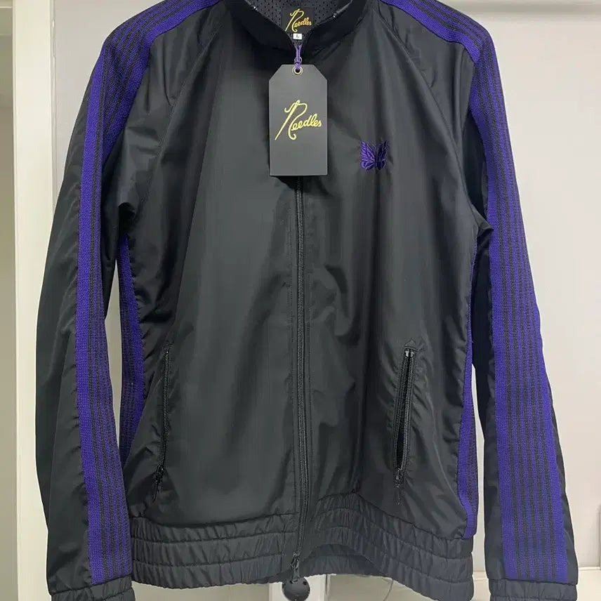 [BUNJANG] Needles x Beaver Exclusive Nylon Track Jacket / needles beaver 니들스 비버 별주 나일론 트랙 자켓 L 라지