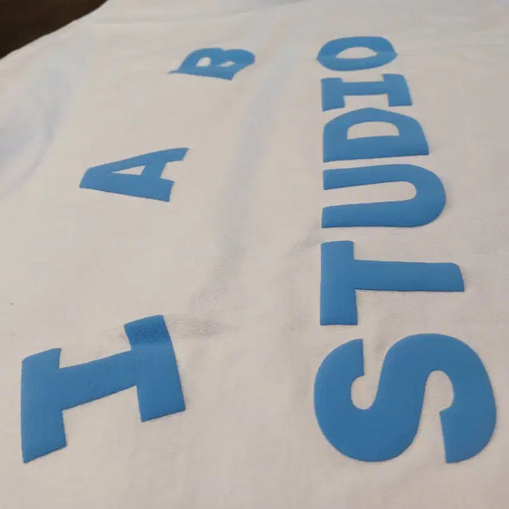 [BUNJANG] IAB STUDIO White Short Sleeve T-Shirt / IAB STUDIO 흰색 반팔 티셔츠