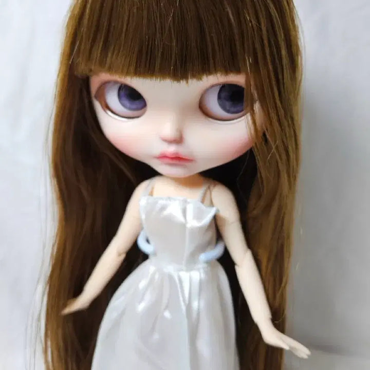 [BUNJANG] Custom Blythe Doll Brown Straight Hair / (가격제안)갈색생머리 커스텀 브라이스 페이크 블라이스 인형