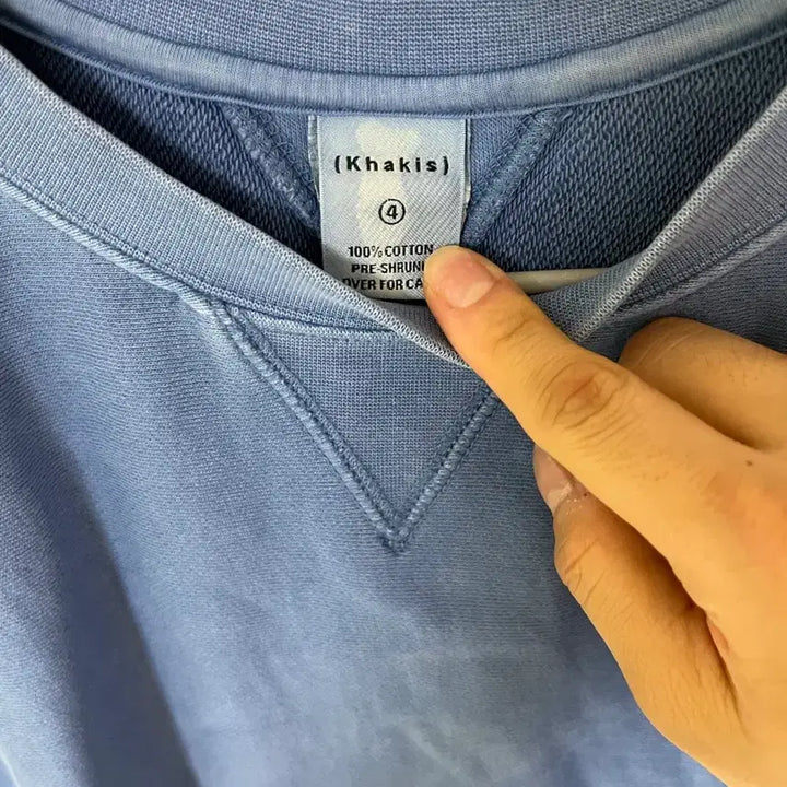 [BUNJANG] Carharrt WIP OD Crewneck Light Blue / 카키스 O.D 이지 크루넥 라이트 블루 4