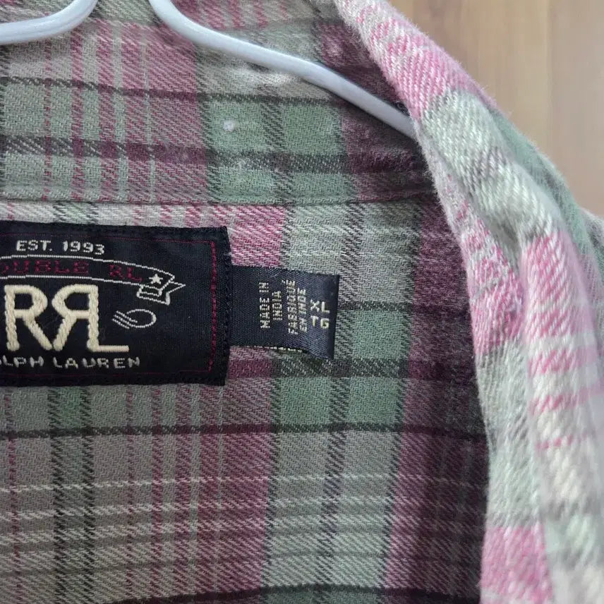 [BUNJANG] RRL Checked Shirt Extra Large / 더블알엘rrl 셔츠 엑라