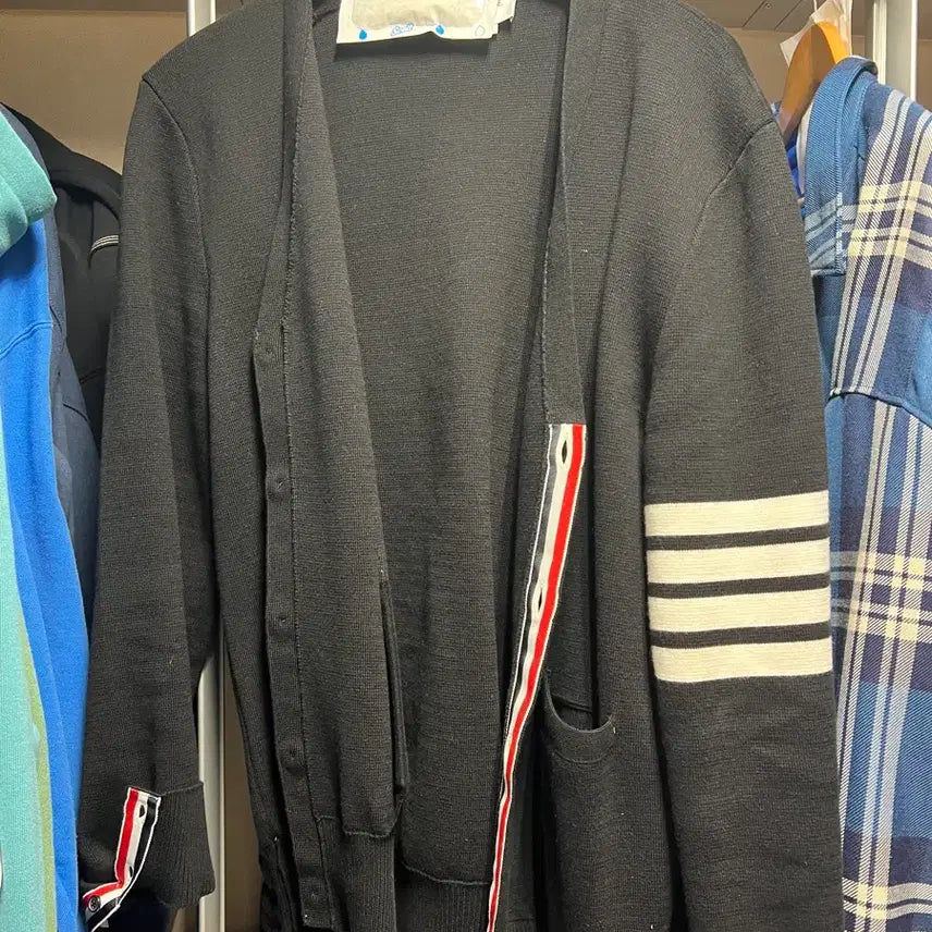 [BUNJANG] Thom Browne Milano Stitch Cardigan Black Size 4 / 톰브라운 밀라노 스티치 가디건(블랙/4)