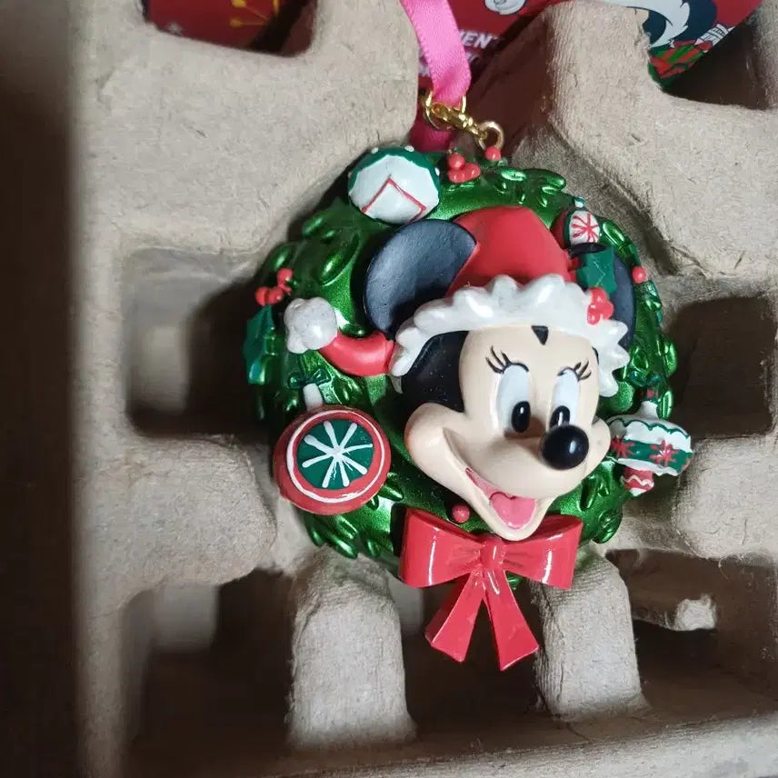 [BUNJANG] Mickey &amp; Minnie Ornament 2-Set Bundle / 일괄 미키미니 오너먼트 2종세트
