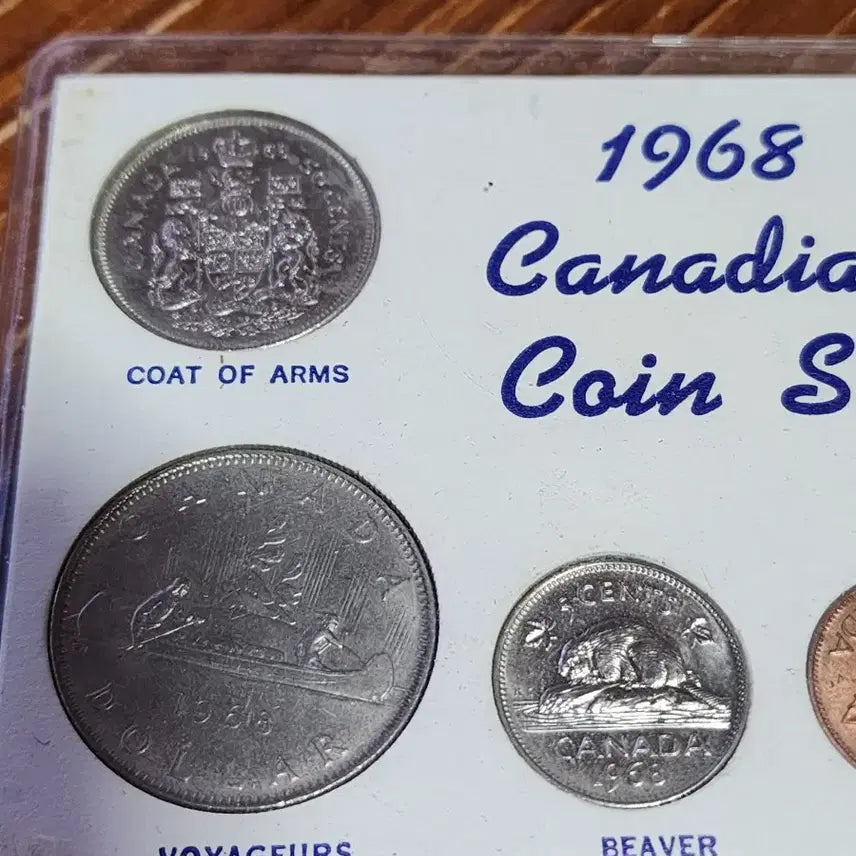 [BUNJANG] 1968 Canada Coin Set with 2 Silver Coins / 은화2개포함:1968년 캐나다 주화 세트