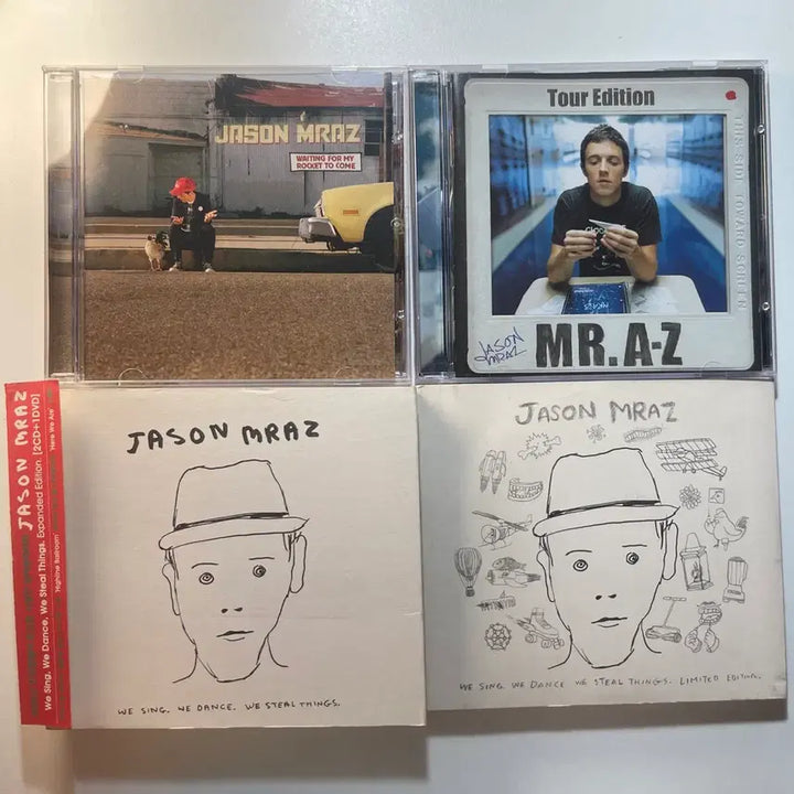 [BUNJANG] Jason Mraz 1st, 2nd, 3rd Album Limited Edition CD/DVD Set / 제이슨 므라즈 1집 2집 3집 리미티드 앨범 음반 CD DVD 세트