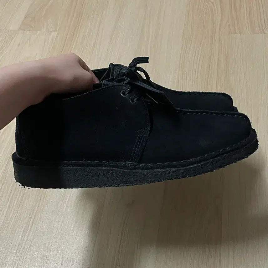 [BUNJANG] Clarks Desert Trek Suede Boots Black 250 / 클락스 데저트트랙 블랙 250