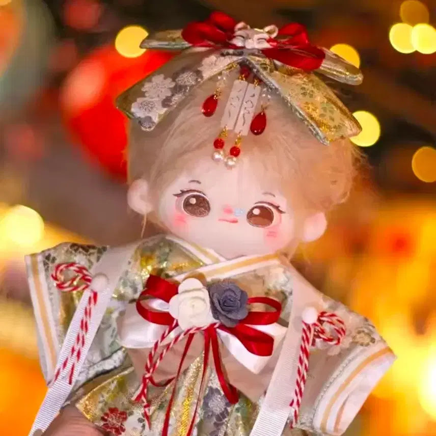 [BUNJANG] 20cm Doll Clothes Fox Kimono / 20cm 솜인형 옷 여우 기모노
