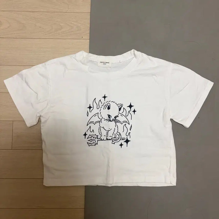 [BUNJANG] Y2K Cat Print Crop Top / y2k 고양이 크롭티
