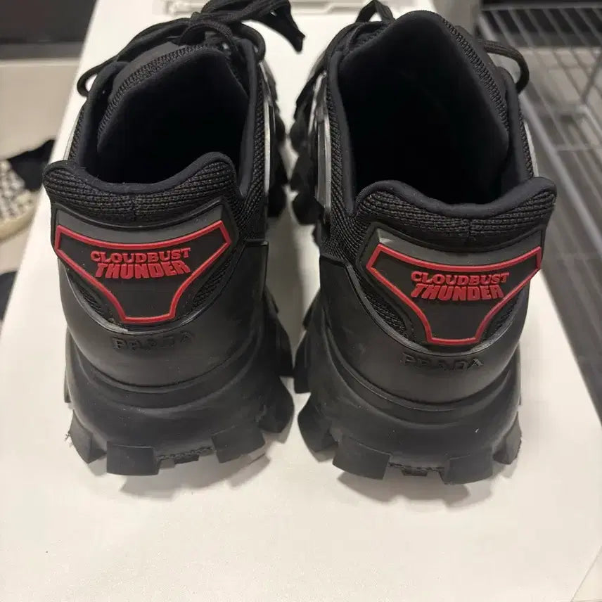 [BUNJANG] Prada Cloudburst Thunder Sneakers Black Size 9.5 / 프라다 클라우드버스트 썬더 9.5