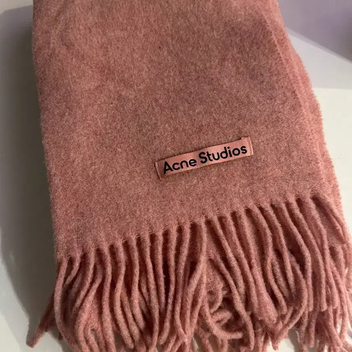 [BUNJANG] Acne Studios Wool Scarf Rose Melange / 아크네 스튜디오 울 머플러 로즈 멜란지