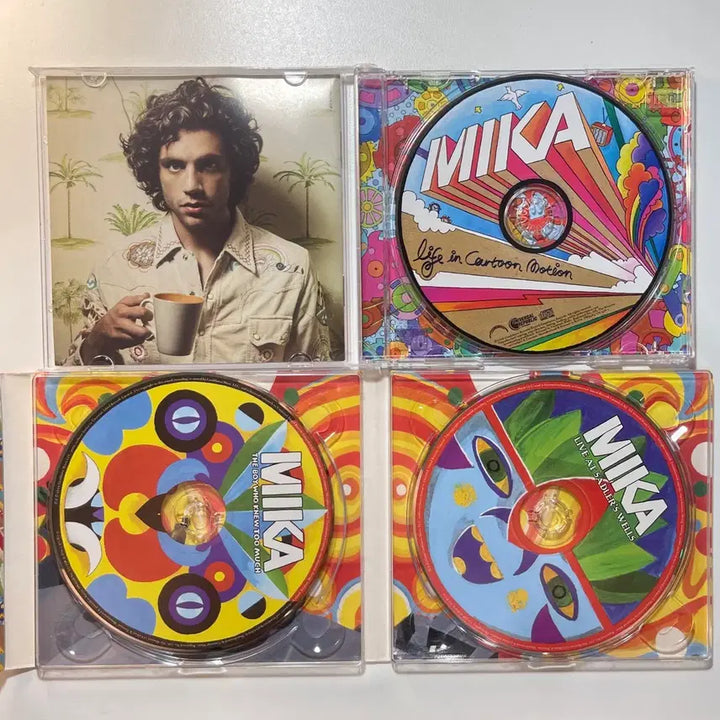 [BUNJANG] Mika 1st &amp; 2nd Album Bundle Set with Posters / 미카 MIKA CD 앨범 1집 2집 일괄 포스터 포함 증정