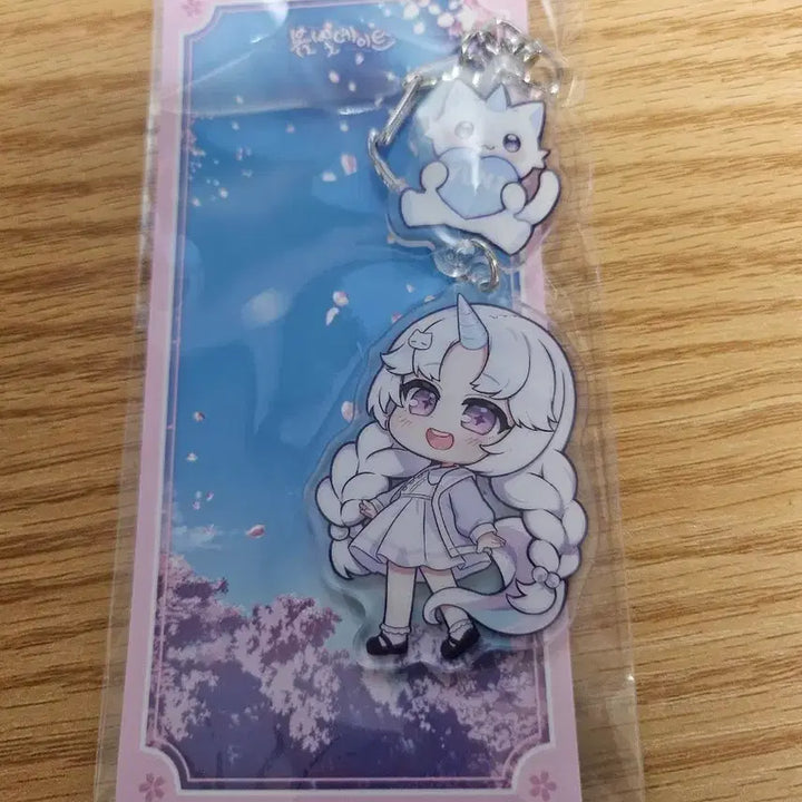 [BUNJANG] Stellive Yu Ni Acrylic Mascot Keyring / 스텔라이브 유니 키링