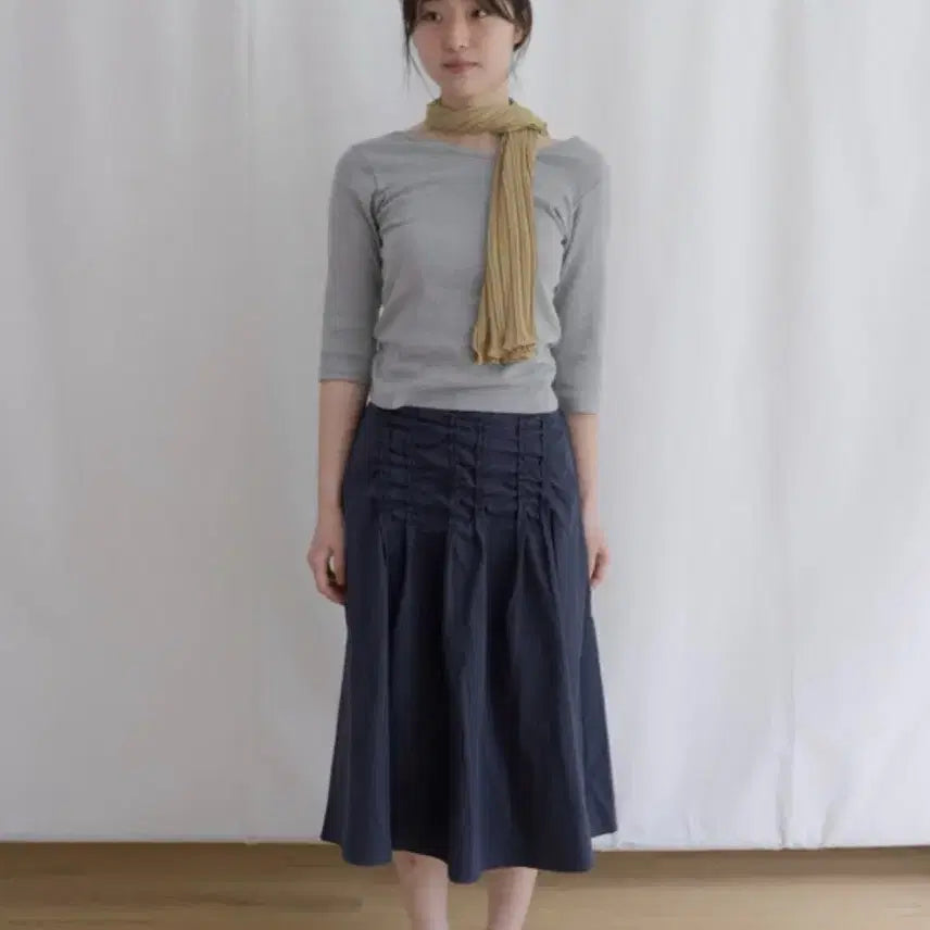 [BUNJANG] Shirring Skirt / 셔링 스커트 (새상품)