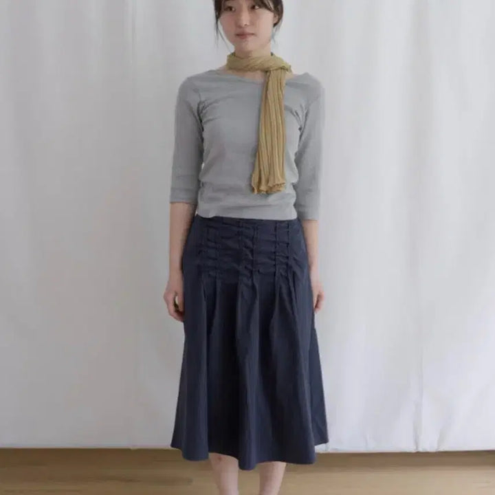[BUNJANG] Shirring Skirt / 셔링 스커트 (새상품)