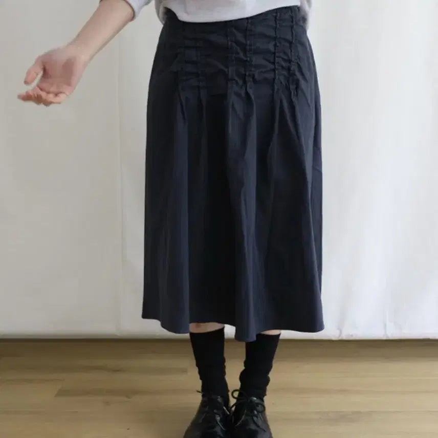 [BUNJANG] Shirring Skirt / 셔링 스커트 (새상품)
