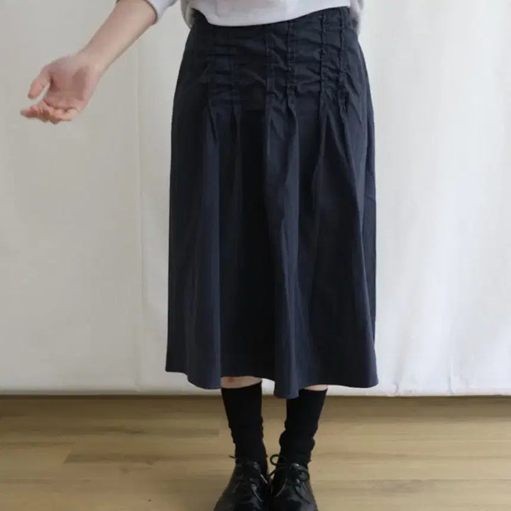 [BUNJANG] Shirring Skirt / 셔링 스커트 (새상품)