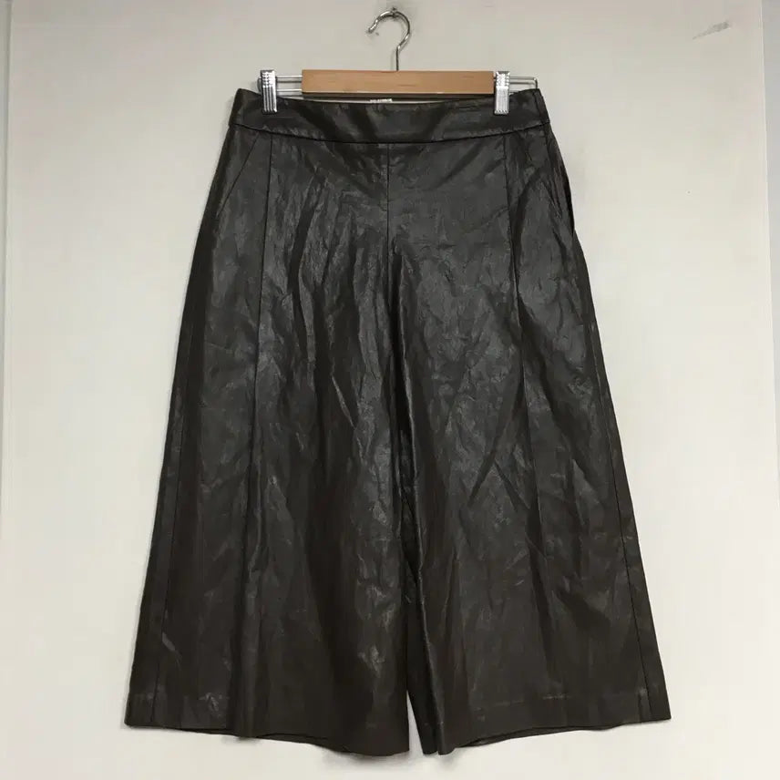 [BUNJANG] Lanvin Wide Half Leather Pants / 랑방 와이드 하프 레더 팬츠 67