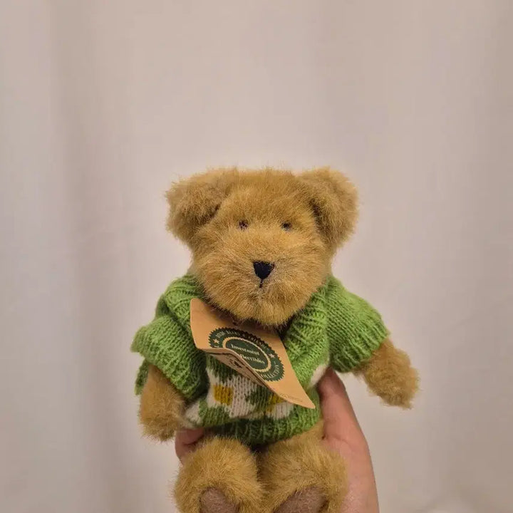 [BUNJANG] Floral Knit Bear Plush Doll / 꽃무늬니트 보이즈베어