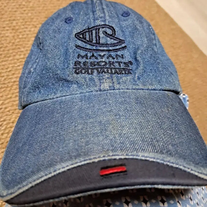 [BUNJANG] Mayan Resorts Washed Denim Baseball Cap / Mayan Resorts 데님 야구 모자